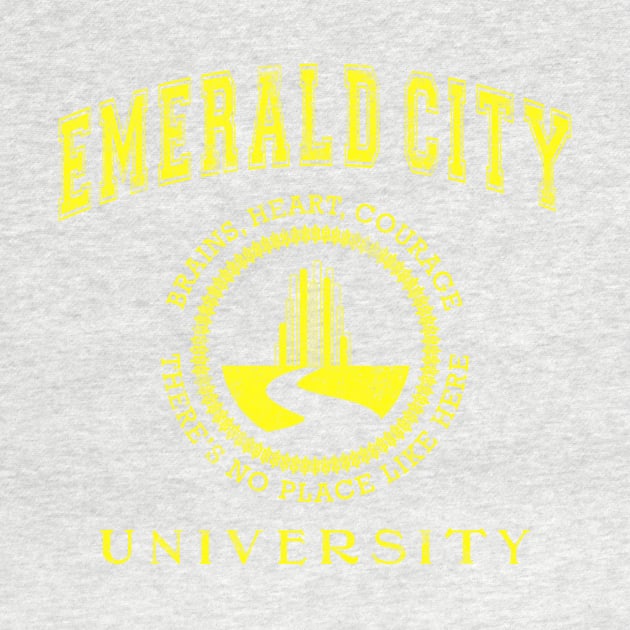 Emerald City University (Yellow) | The Wizard Of Oz | Wicked The Musical by rydrew